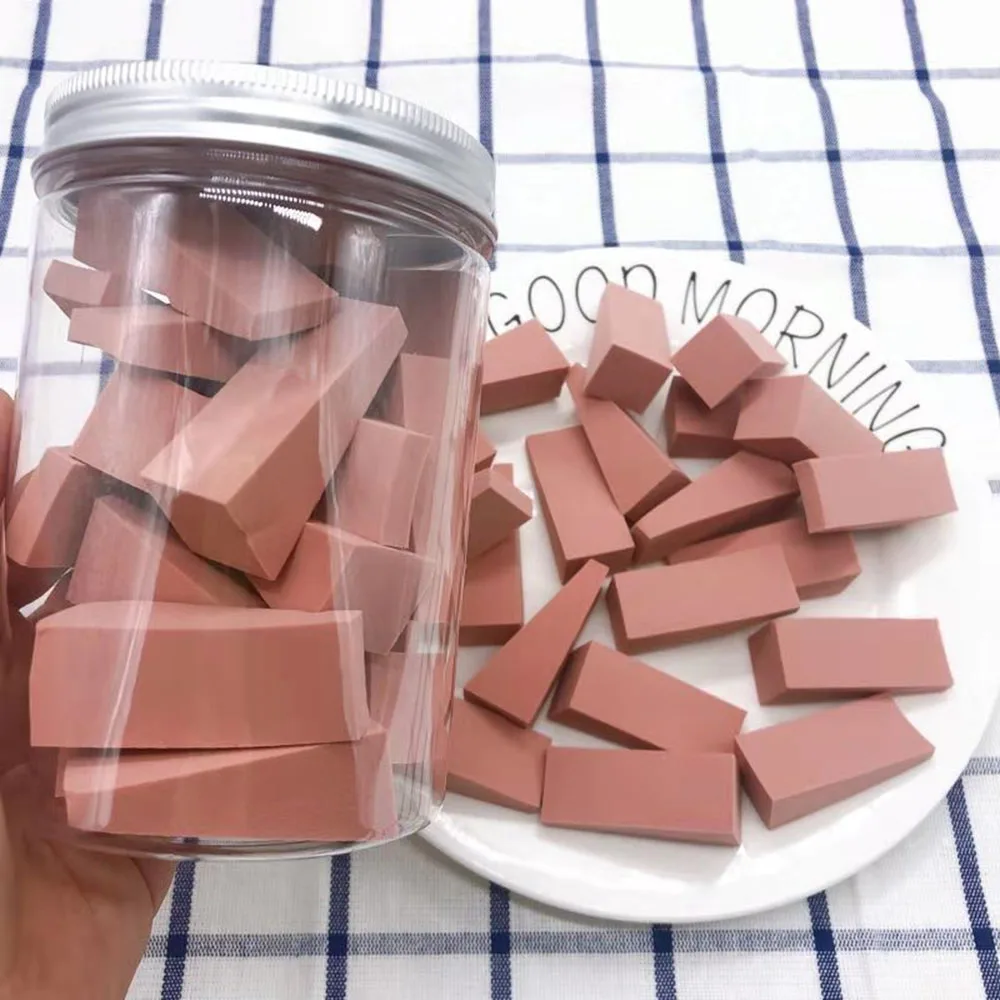 20 Pcs Cosmetic Puff Makeup Foundation Sponge Powder Smooth Beauty Cosmetic Various Make Up Sponge Beauty Tool With Box - Цвет: 20pcs bean