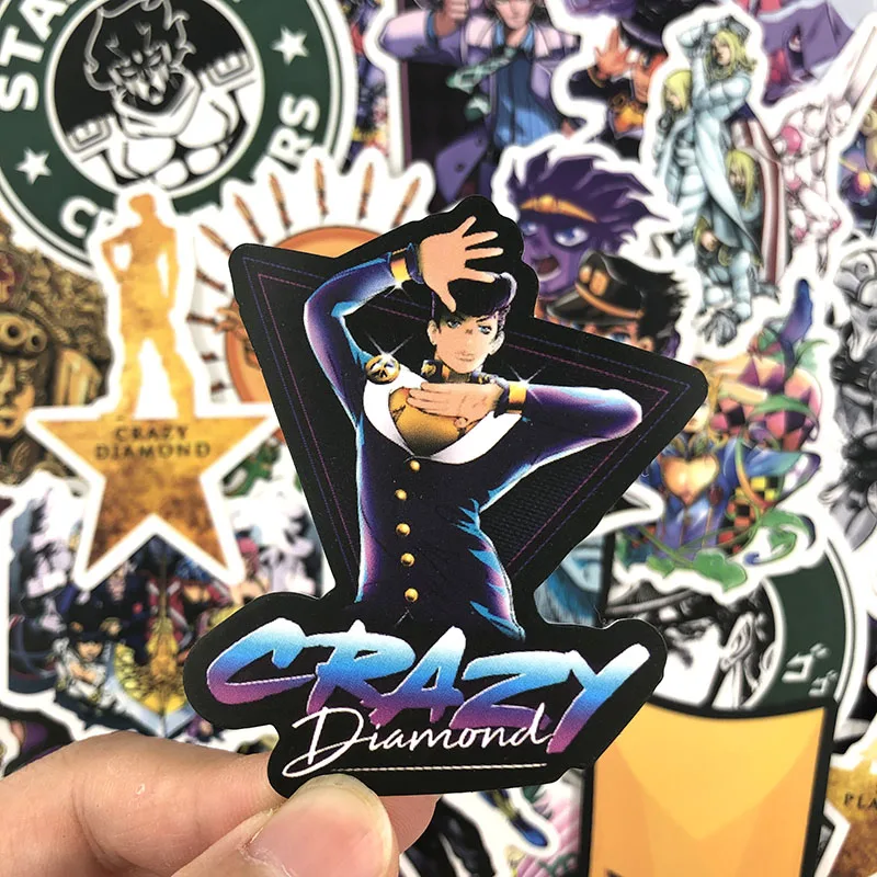 50 шт./компл. Jojos bizare Adventure наклейка наклейки на холодильник мотоцикл скейтборды ноутбук багаж Pegatinas велосипед игрушка
