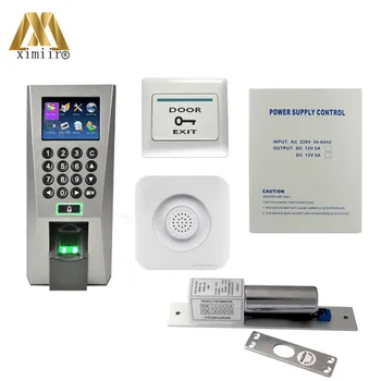 

TCP/IP Biometric Fingerprint Access Control And Time Attendance System With Door Accessories Smart Door Controller Kit