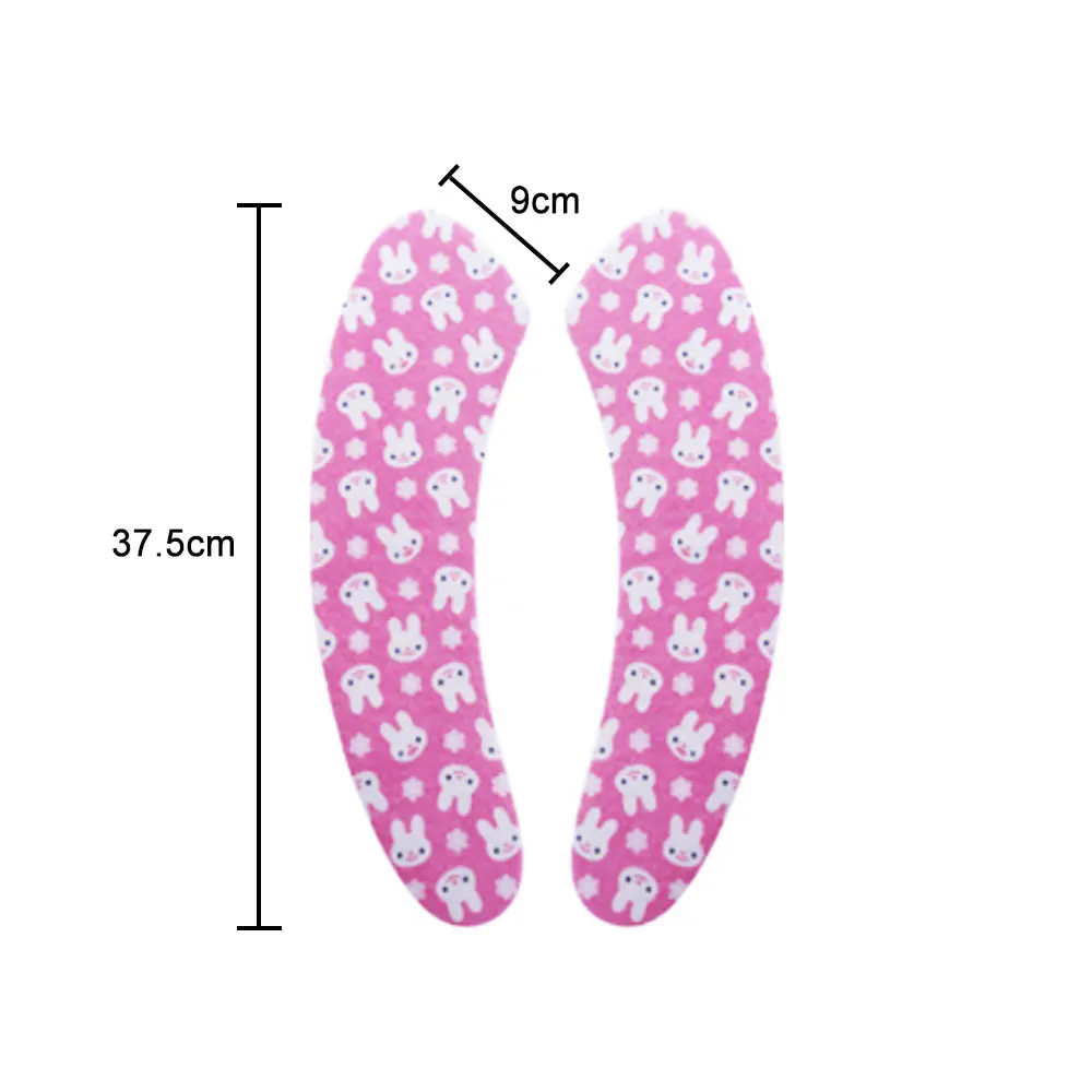 Silicone world 1 Pair Reusable Warm Toilet Seat Filling Washable Bathroom Mat Seat Cover Thick cartoon sticky Toilet cushion 6