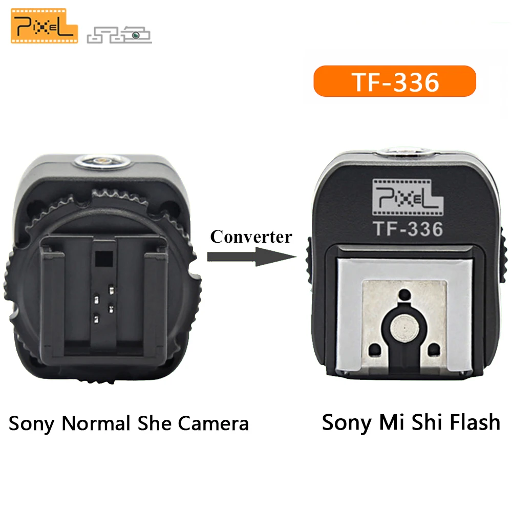 PIXEL TF 336 TTL Hot Shoe Flash Adapter Converter For Sony A100 A200