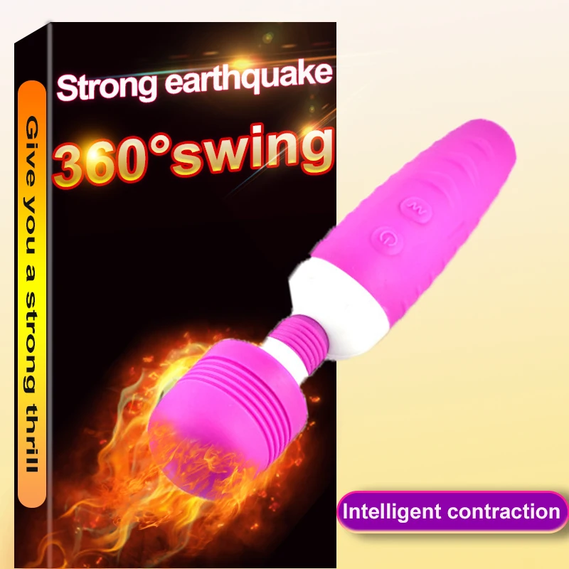 G Spot Waterproof Vibration Massager AV Vibrator for Women Sex Toys Vagina Clitoris Stimulator USB Charge Adult Sex Products