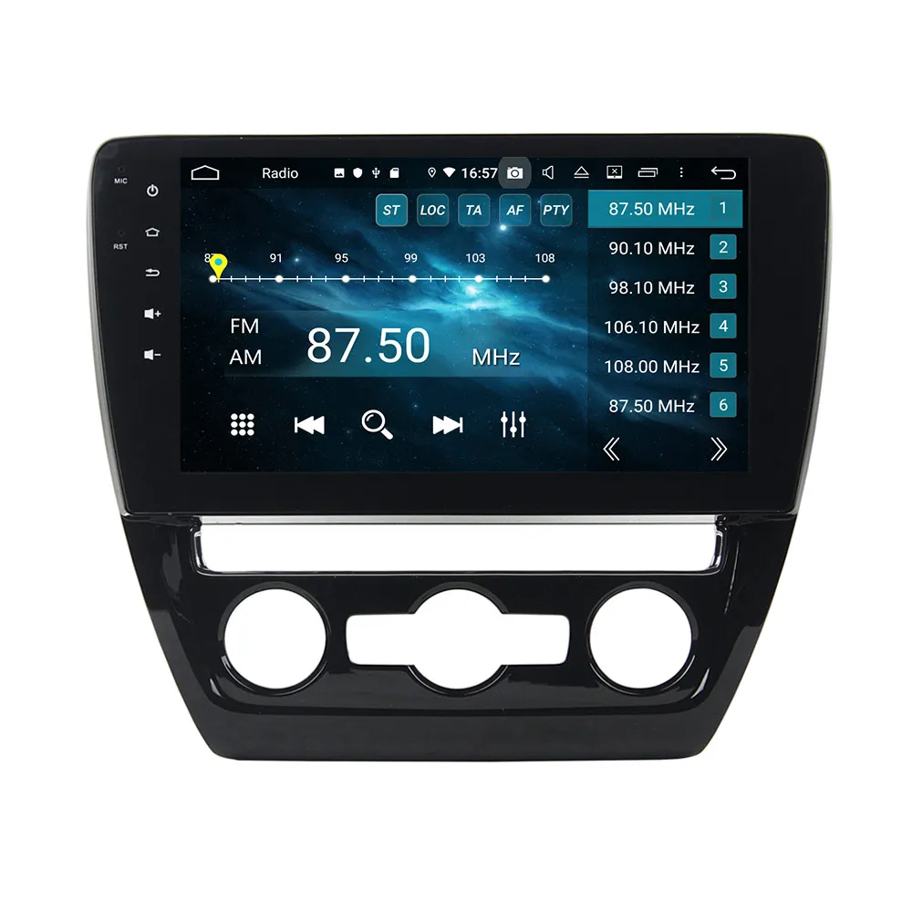 Sale Android 9 With DSP IPS For VW Sagitar 2015 2016 Full Touch Scree Car radio video player Multimedia GPS navigation accessories 5