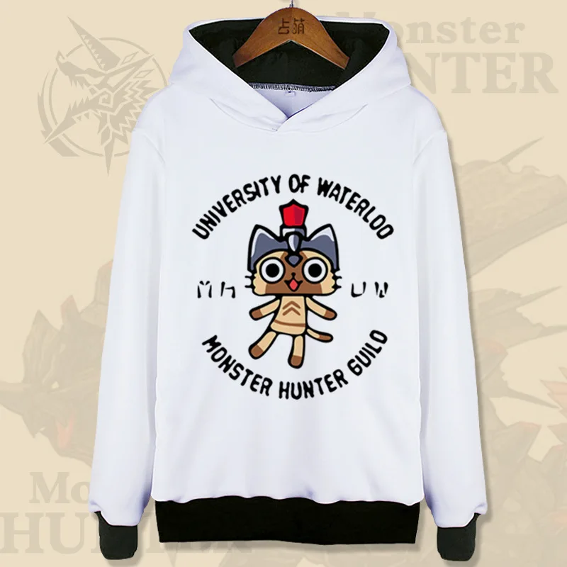 Хаки Monster Hunter Yiankutku Plesioth толстовка с капюшоном, костюм для косплея, модная куртка с капюшоном с героями мультфильмов, школьная форма для студентов - Цвет: Хаки