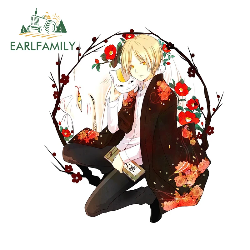 EARLFAMILY 13 см x 11 9 наклейка Нацумэ Yuujinchou забавные автомобильные наклейки