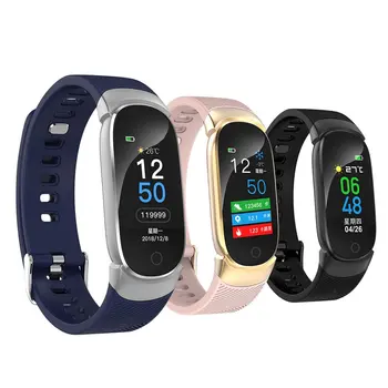 

Qw16 Color Screen Waterproof Smart Bracelet Sleep Monitoring Sports Heart Rate Fitness Tracker Blood Pressure Smart Watch