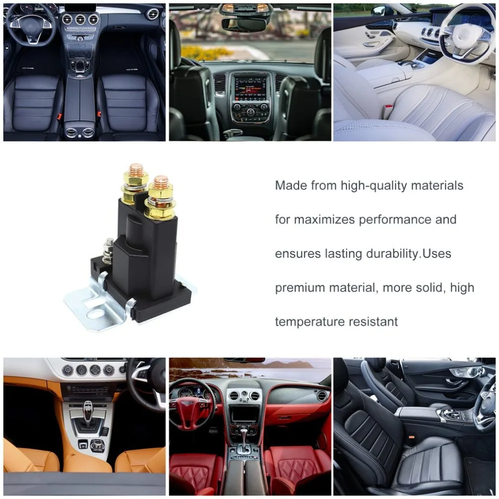 12 V/24 V 500A автомобиля Универсальный стартер на включение/выключение Мощность переключатель двойной Батарея изолятор Реле Переключатель автомобильное реле