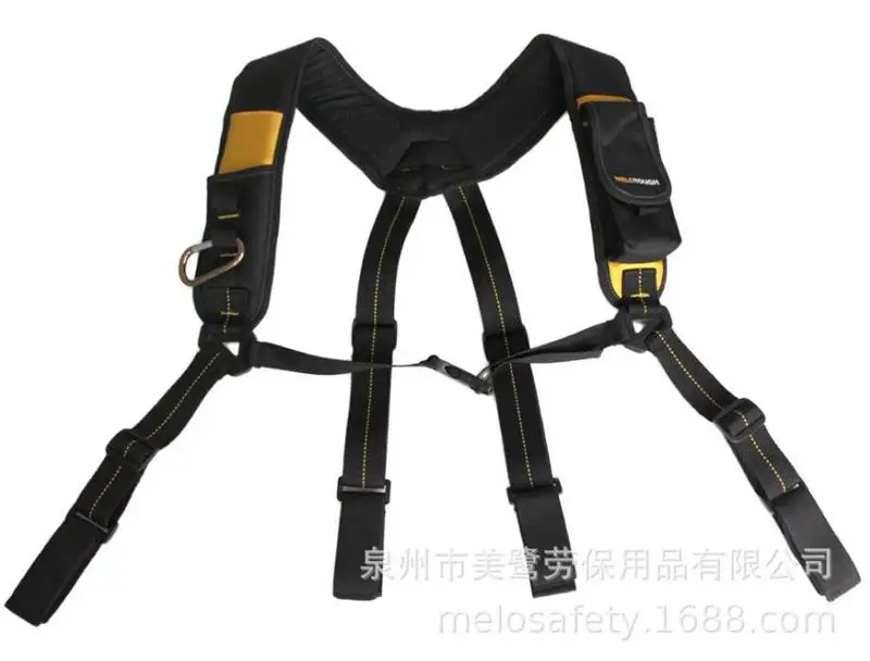 Work Suspenders Belt Men X Type Tooling Suspender Can Hang Tool Bag Reducing Weight Strap Heavy Work Tool Belt Braces Suspenders