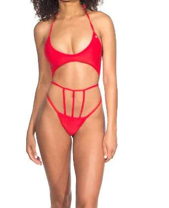 

Solid Push up Mayo Romper Summer Beach Dress Surfing Sexy Swimsuit One Piece Swimsuit for Women