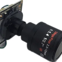 1920*1080 2.0MP AHD Камера зарядная Модульная плата панорама “рыбий глаз” с 2,8-12 мм XM330+ 2235E 38*38 мм UTC с байонетным коаксиальным разъемом постоянного тока 12V CCTV безопасности