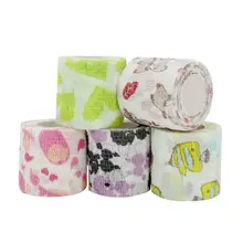 5 шт./компл. мультфильм стрейч самоклеящаяся повязка из дышащего материала светильник спортивные Поддержка