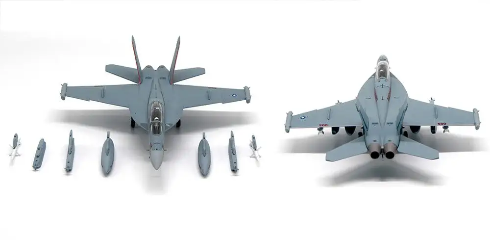 Fine 1: 72 США ВМС EA 18G VAQ 141 Roar электронные военные самолеты Сборная модель из сплава| |