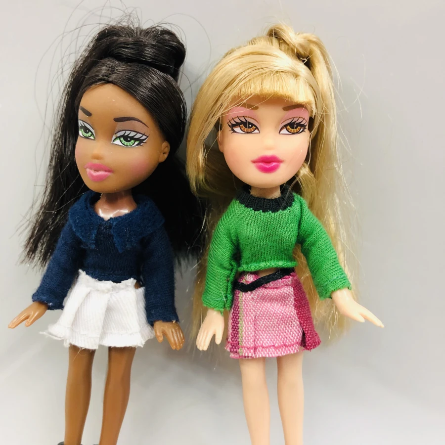 12 см оригинальная модная фигурка, оригинальная милая маленькая кукла BratzDoll с красными волосами и красивой одеждой, лучший подарок для ребенка