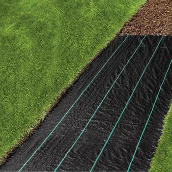 

Professional Heavy Duty Lined Weed Control Fabric Landscaping Ground Cover Membrane Garden Landscape Mulch Weed Control Cover