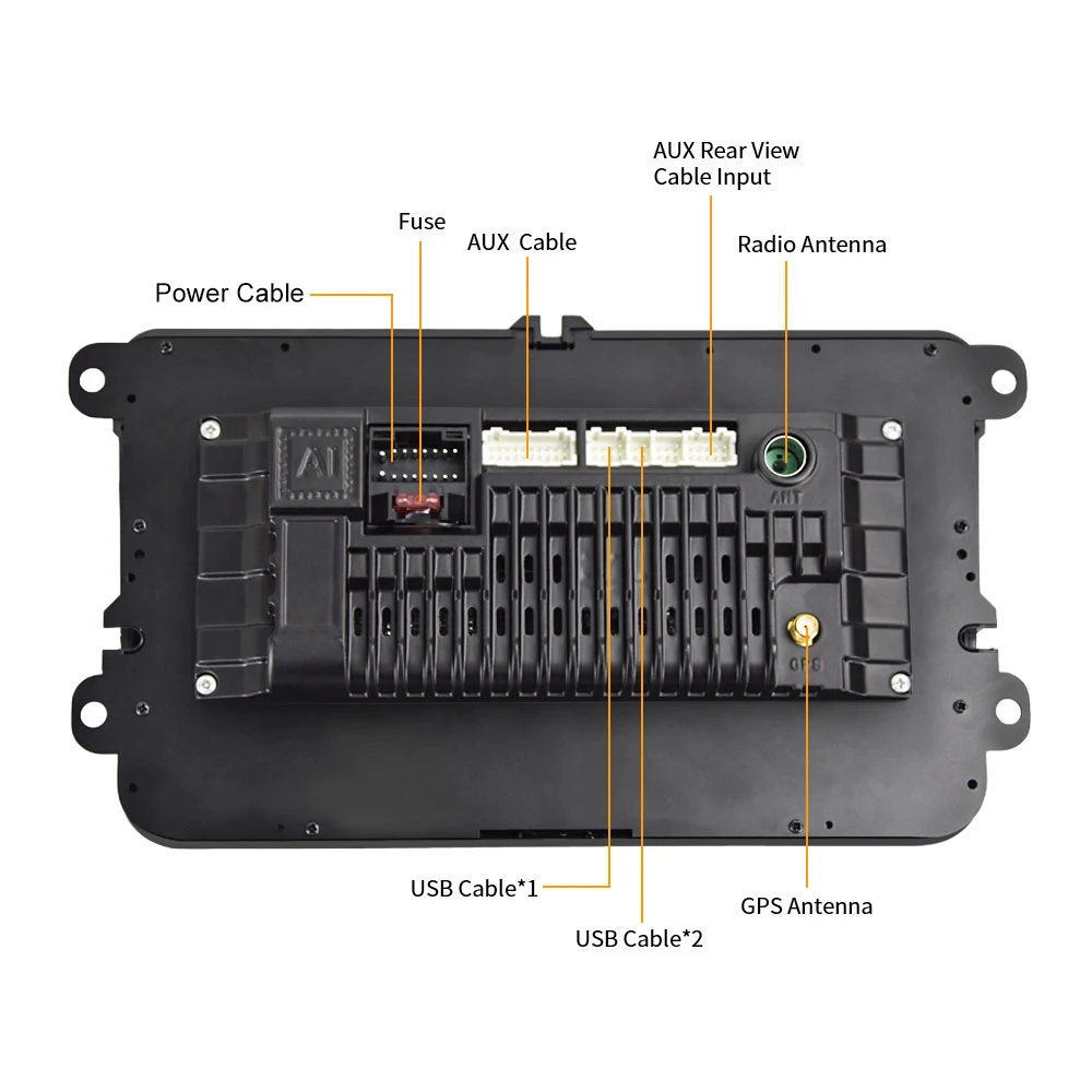 AMPrime Android 7 ''2Din gps автомобильный MP5 мультимедийный видео плеер Автомобильный Радио Авто Радио стерео аудио для VW/Skoda/Passat/Golf/Poloc