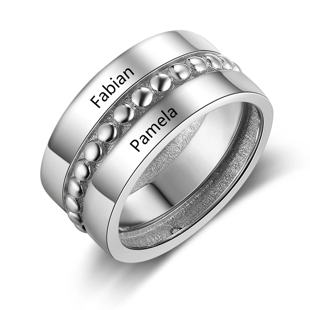 925 Sterling Silver Custom Engraved 