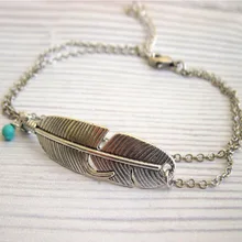 Новые товары в Европе и Америке, пляжные украшения для ног, Ретро стиль, женские браслеты с вырезами и листьями, прямые поставки