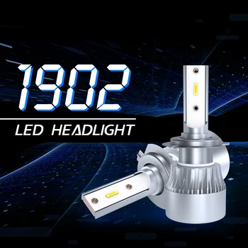 

Tefanball 2PCS Car Led Headlights H7 H1 H11/H8/H9 9005/HB3/H10 9006/HB4 H4/HB2/9003 6000K 40W C6S2 Lamps Car Headlight 1902