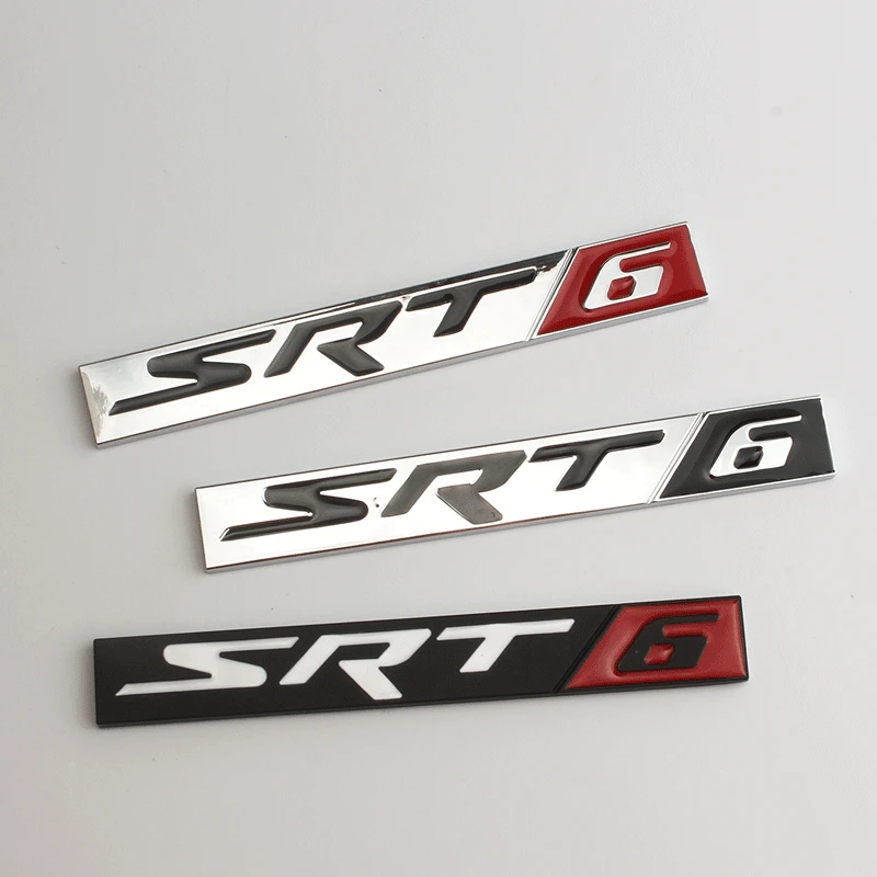 Металлическое украшение для кузова автомобиля SRT8 SRT6 логотип наклейка на заднюю
