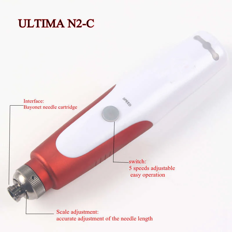 Bayonet microneedling pen dermografo Device Electric Micro Rolling Derma PEN MTS machine FOR BB GLOW WITHOUT BOX PACKING