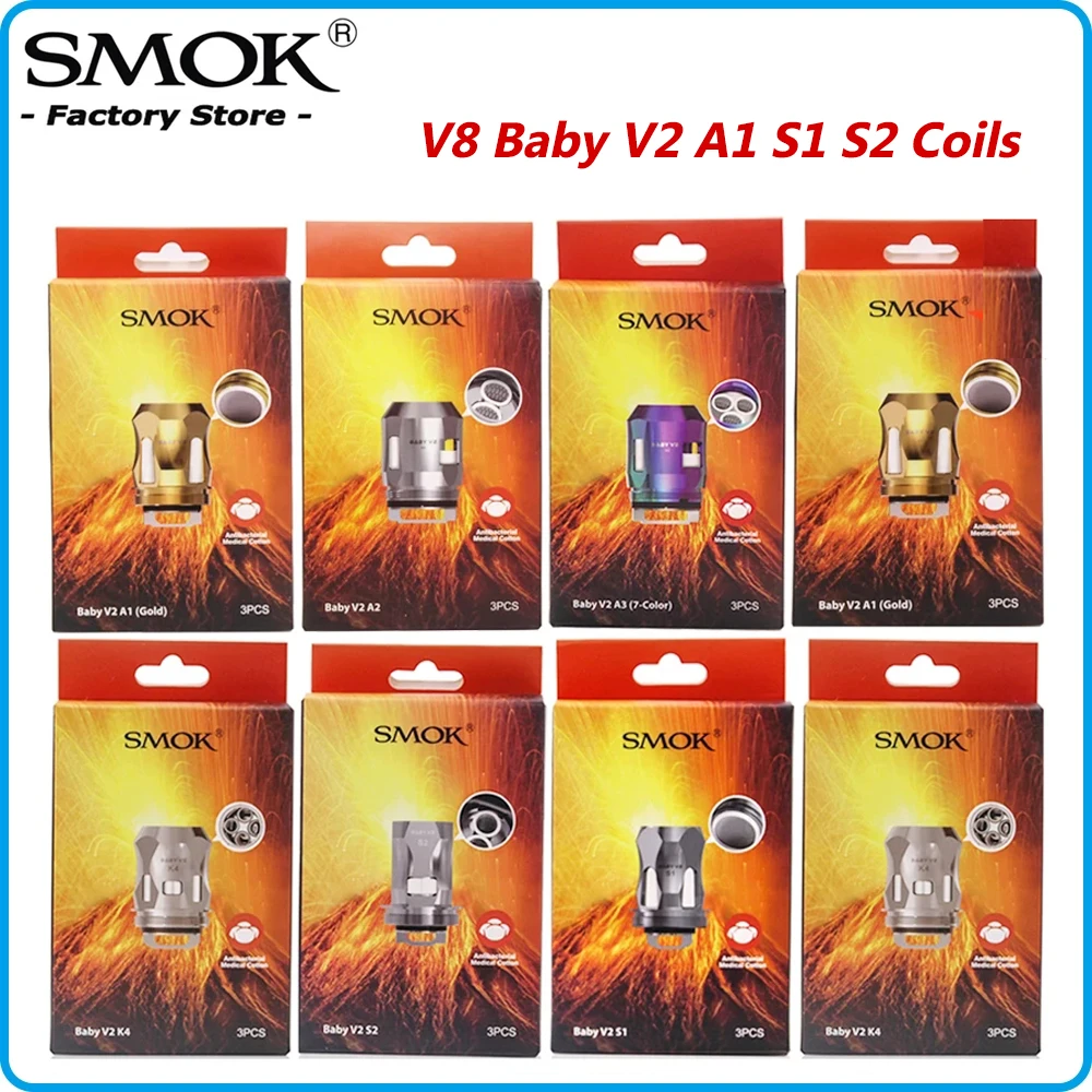 Испаритель SMOK TFV8 Baby V2 A1 A2 A3 S1 S2 K1 K4 для электронной сигареты | Электроника