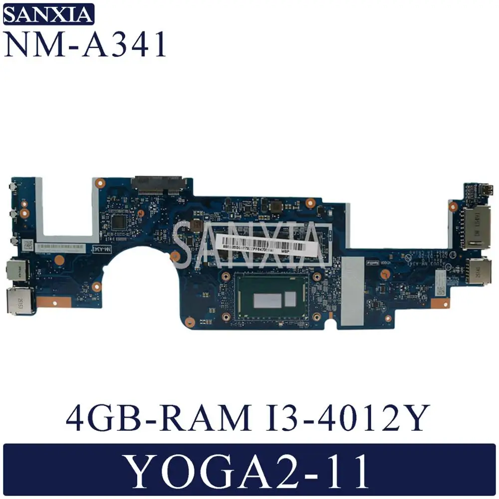 KEFU NM-A341 материнская плата для ноутбука Lenovo YOGA2-11 оригинальная 4GB-RAM I3-4012Y |