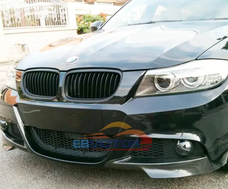 Front Bumper lip Splitter Spoiler For BMW E90 E91 LCI M-Tech sport Bumper 2009-2011