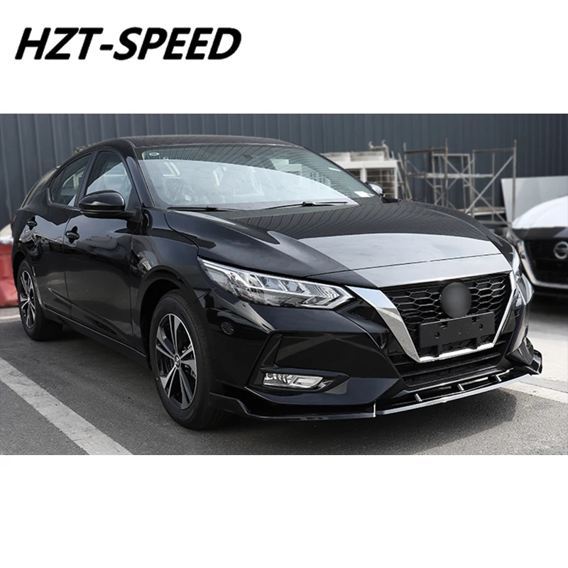 Sylphy 3 шт. ABS маленький Комплект кузова автомобиля Передняя Лопата бампер спойлер подбородок диффузор для Nissan Sylphy