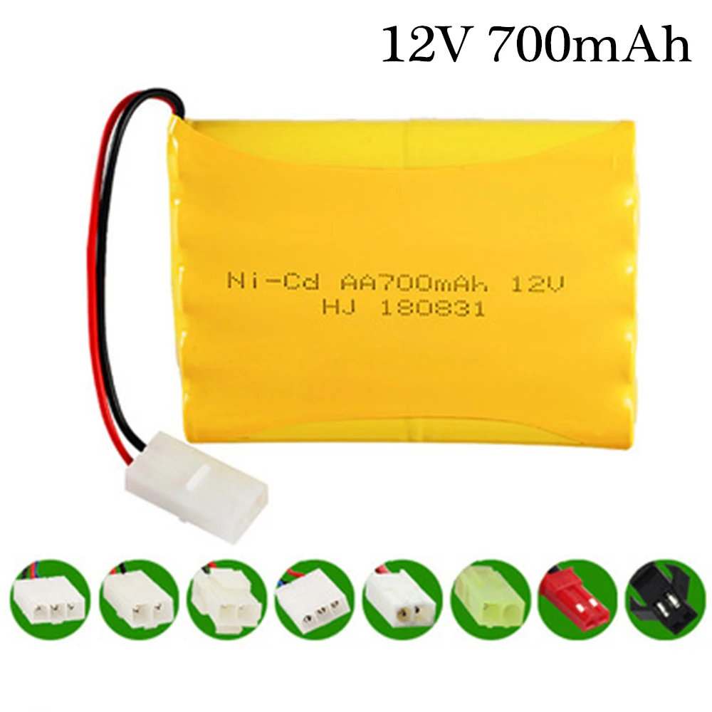 Batterie rechargeable 12V 700mAh NI-CD pack pour RC voiture