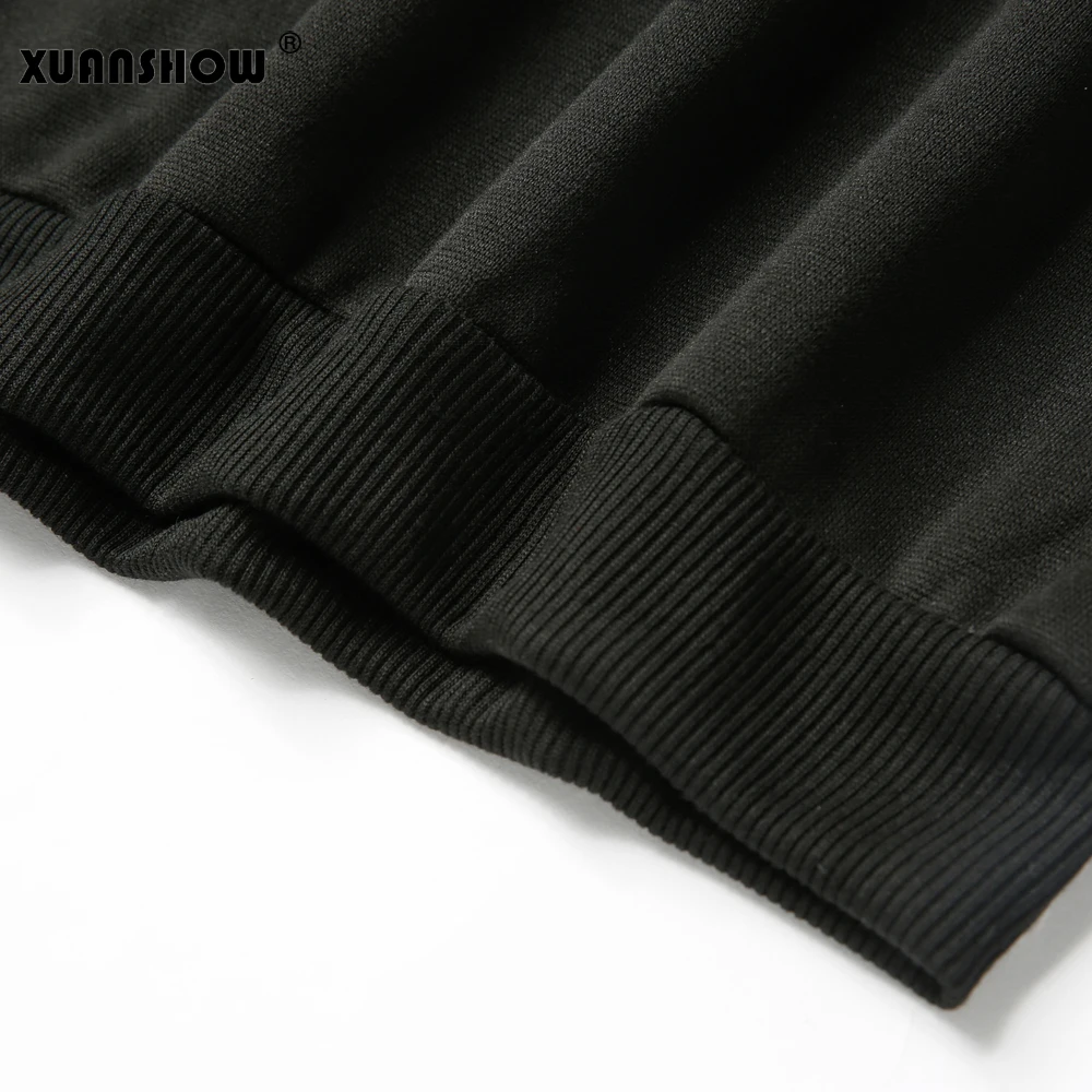 XUANSHOW Новая мода Женская толстовка напечатанный Письмо Странные вещи Повседневная Плюс размер Женская одежда Moletom Пуловеры 5XL