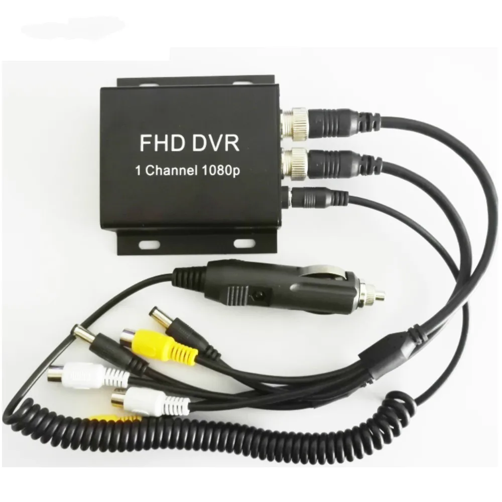New FHD MDVR 1 Channel 1080p Full AHD H.264 Mobile DVR Recorder for Taxi Bus Vehicle 1CH Mini Car Dvr Support Max 128GB Sd Card