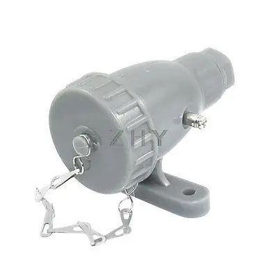 

CZF3-2 AC 500V 10A 3P+E Gray Marine Socket Connector w Cover