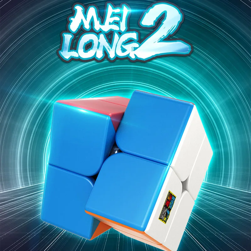 

Moyu MeiLong Mini Pocket Cube Speed 2x2 Magic Cube Profession Puzzle Cube Education Children's For Game Toys Gift