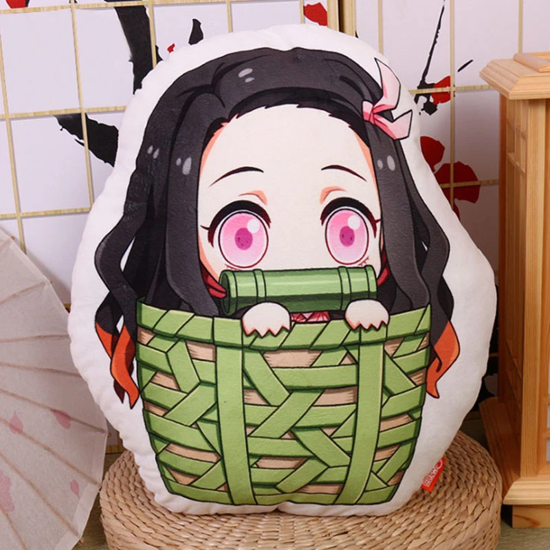 Аниме призрак лезвие подушки подарок 2-й элемент Cutehh игрушка мягкая мультяшная Подушка талисман двусторонняя печать Аниме периферийная