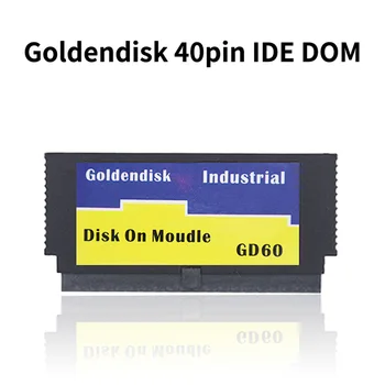 

Goldendisk 40pin PATA IDE DOM Disk female Disk On Module Vertical Socket 2-Channel 4GB 8GB 16GB 32GB MLC For Industrial pc CNC
