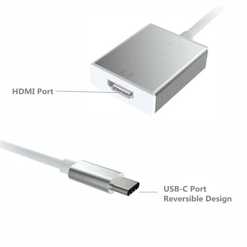 Кабель Basix type C HDMI адаптер USB для MacBook 2016/huawei Matebook/Smasung S8 кабель Hdmi Папа мама|Кабели