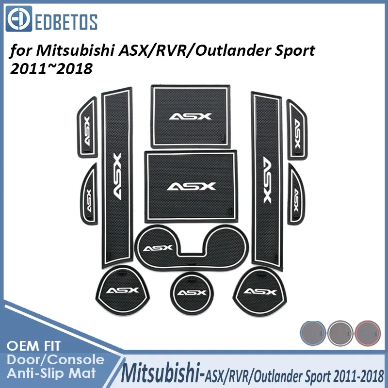 Грязный коврик для Mitsubishi ASX 2011 2012 2013 RVR Outlander спортивные аксессуары дверной паз ворота Слот
