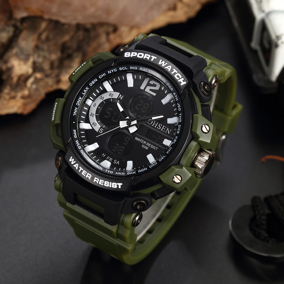 waterproof watch with stopwatch