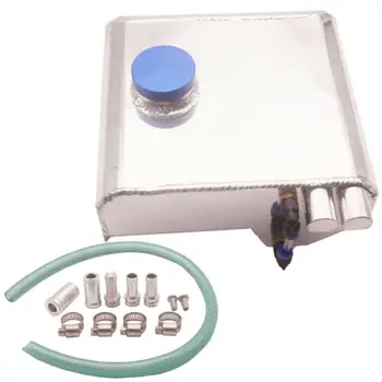 

Universal Alloy 2 in 1 Blow Oil Catch Can Fluid Radiator Reservoir Tank 2 Litre