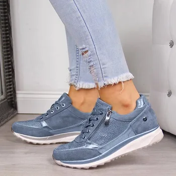 

Gorielden Brand Fashion Women Running Shoes Ladies Breathable Women Sneakers Personality Platform Trainers Tenis Feminino