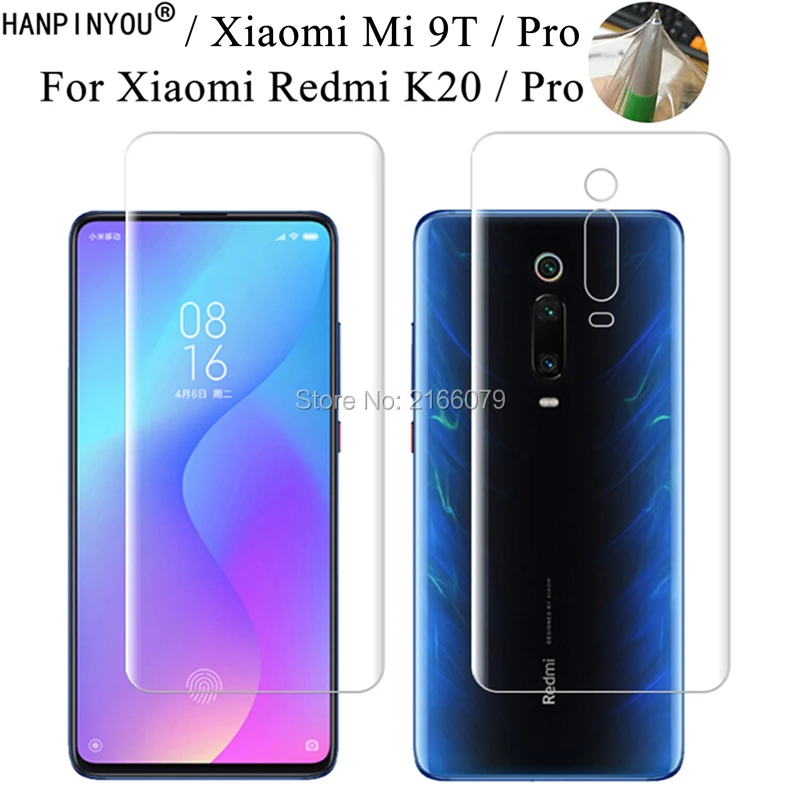 

For Xiaomi Redmi K20 Pro/Mi 9T Pro 6.39" Soft TPU Front Back Full Cover Screen Protector Transparent Protective Film (Not Glass)