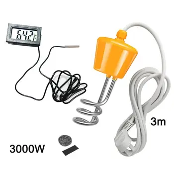 

3000W Electric Water Heater with Thermometer Floating Spiral Immersion Element