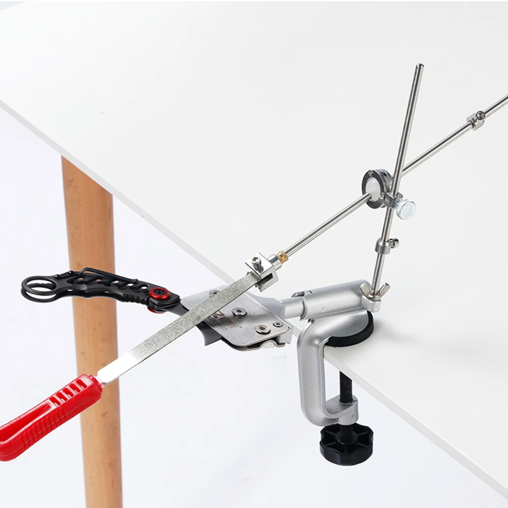 Нержавеющая сталь, точилка для кухонных ножей, профессиональная Заточная машина с фиксированным углом, точильный камень, инструмент