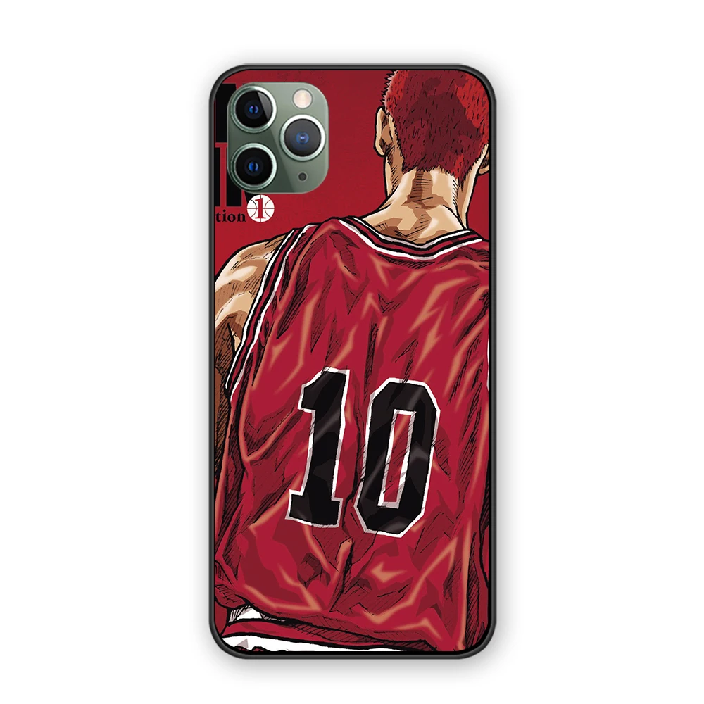 Slam Dunk для iPhone 5 5S 6 6s 7 8 Plus X XS XR 11 Pro Max черный чехол ТПУ - Цвет: 3