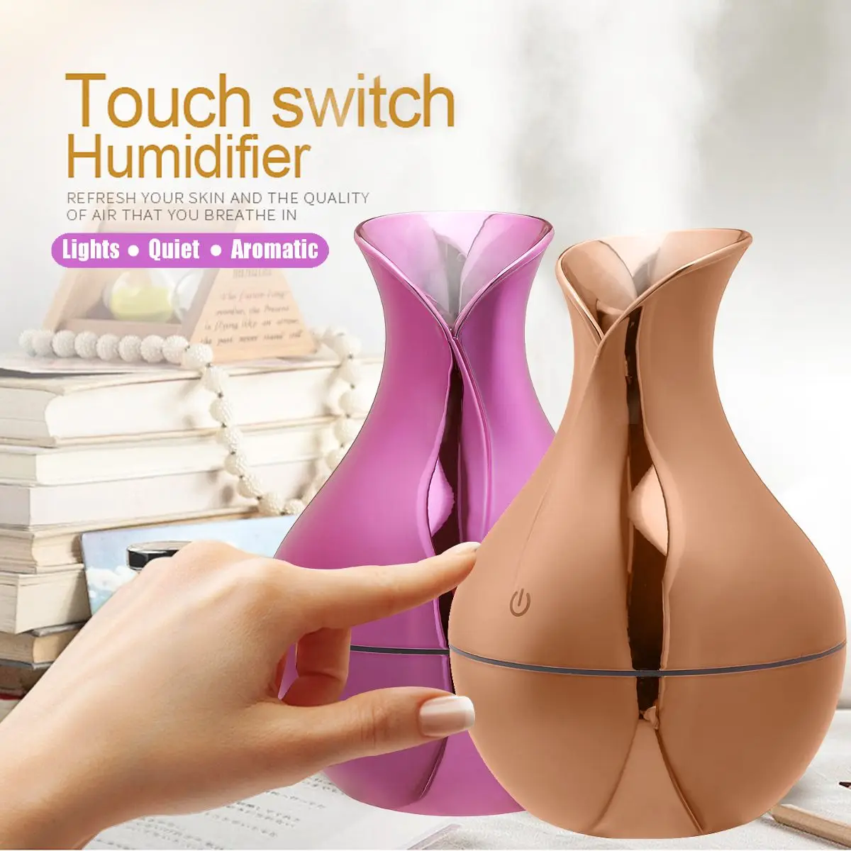 

130ml USB Electric Aroma air diffuser Ultrasonic air humidifier Essential oil Aromatherapy cool mist maker for home car