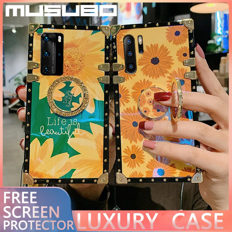 MUSUBO роскошный 3D чехол A51 A20 s A91 для Samsung S20 Ultra S10 S8 Plus A10 M30 A40 A70 M30S A50 A71 A81 квадратный
