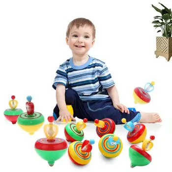 

Creative Gyro Toy Draw Rope Gyro Hand Turn Rotating Children Depression Anti-stress Gift Flashing Gyroscope Spinning Top
