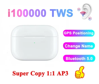 

i10000 TWS AP3 Change Name Wireless Earphone In-Ear Detection Bluetooth headsets Earbuds PK W1 H1 chip i300000 i1000 i500 i9000