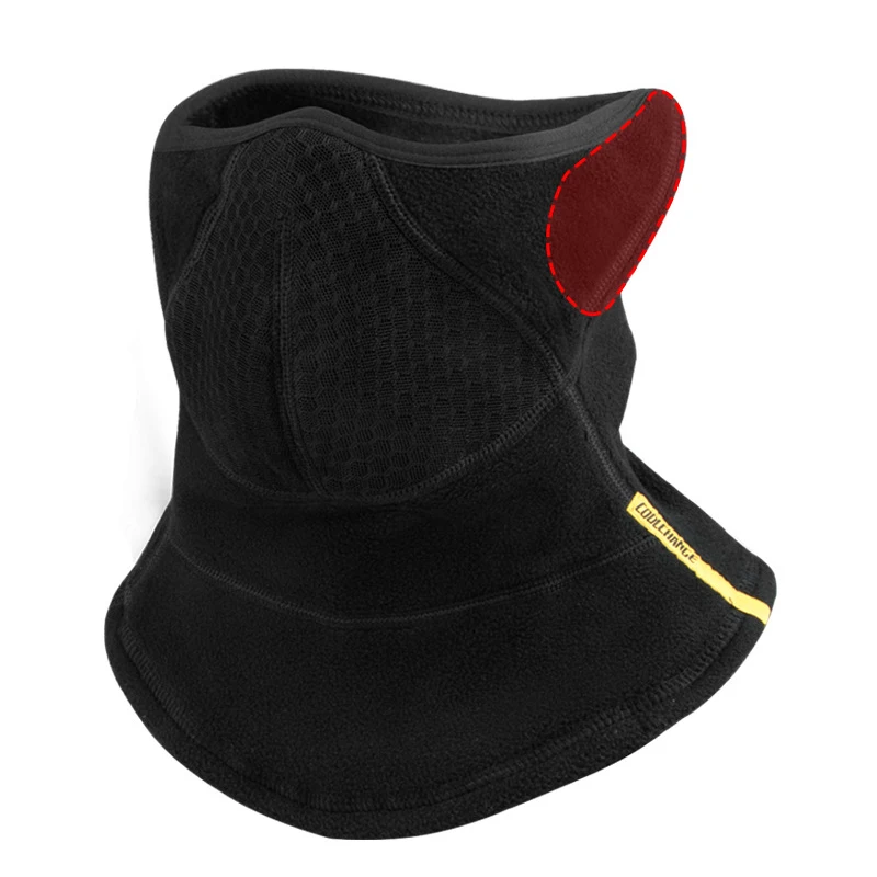 durable Unisex Winter Thermal Windproof Half Face Mask Elastic edging Outdoor Riding Sports Running Optional type