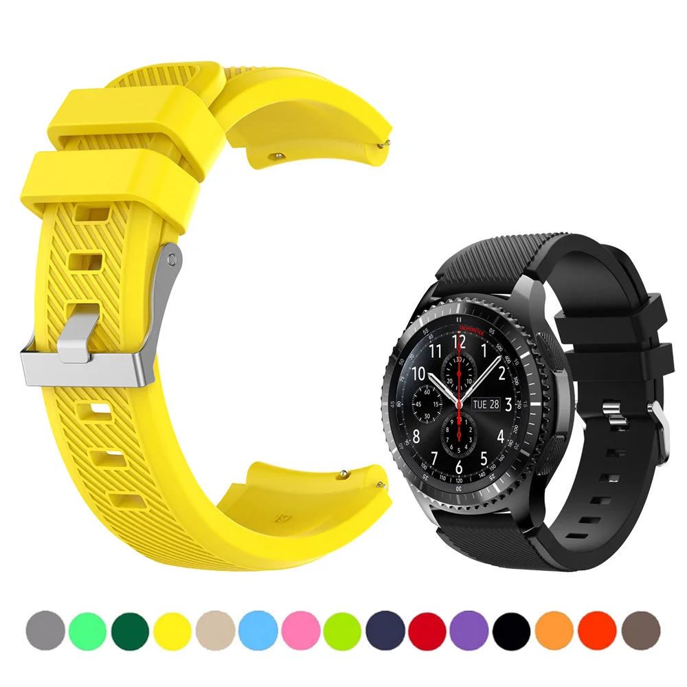 Ремешок для Gear S3 Frontier спортивный браслет Samsung Galaxy watch 46 мм/huawei gt 22 мм|Ремешки часов|